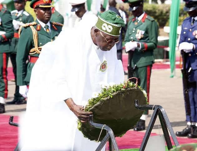 "President Tinubu's Tribute: Honoring Our Fallen Heroes with National Honours"